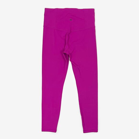 Athleta Ultra High Rise Elation 7/8 Tight Small Electric Fuchsia Yoga Athleisure - Picture 2 of 4